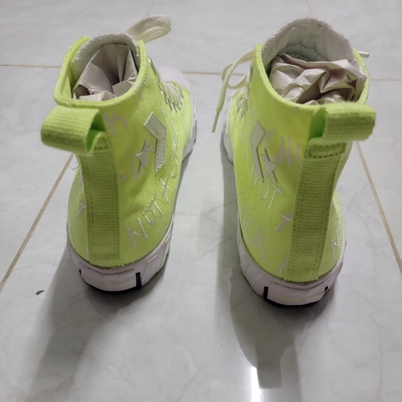 Converse UNT1TL3D High 'Not A Chuck - Volt' Neon Green Lace Up Sneakers Unisex - Picture 7 of 7